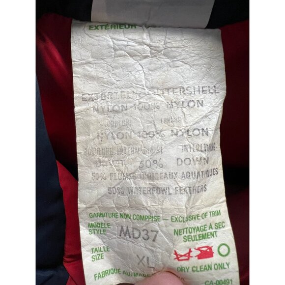 Vintage Down & Waterfowl Feathers Filled Puffer Vest - Picture 6 of 7